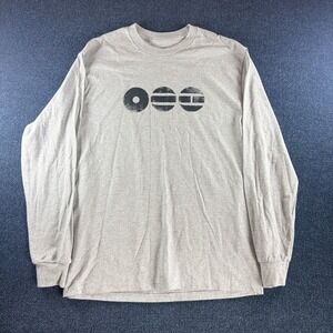 BTS Official Long Sleeve Graphic T-Shirt Gray BigHit HYBE K-Pop Mens Medium M
